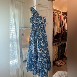 English Factory One Shoulder Maxi Dress